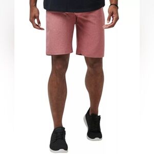 Travis Matthew Sand Harbor Shorts 9” Heather Garnet Rose Mens Size 36 EUC